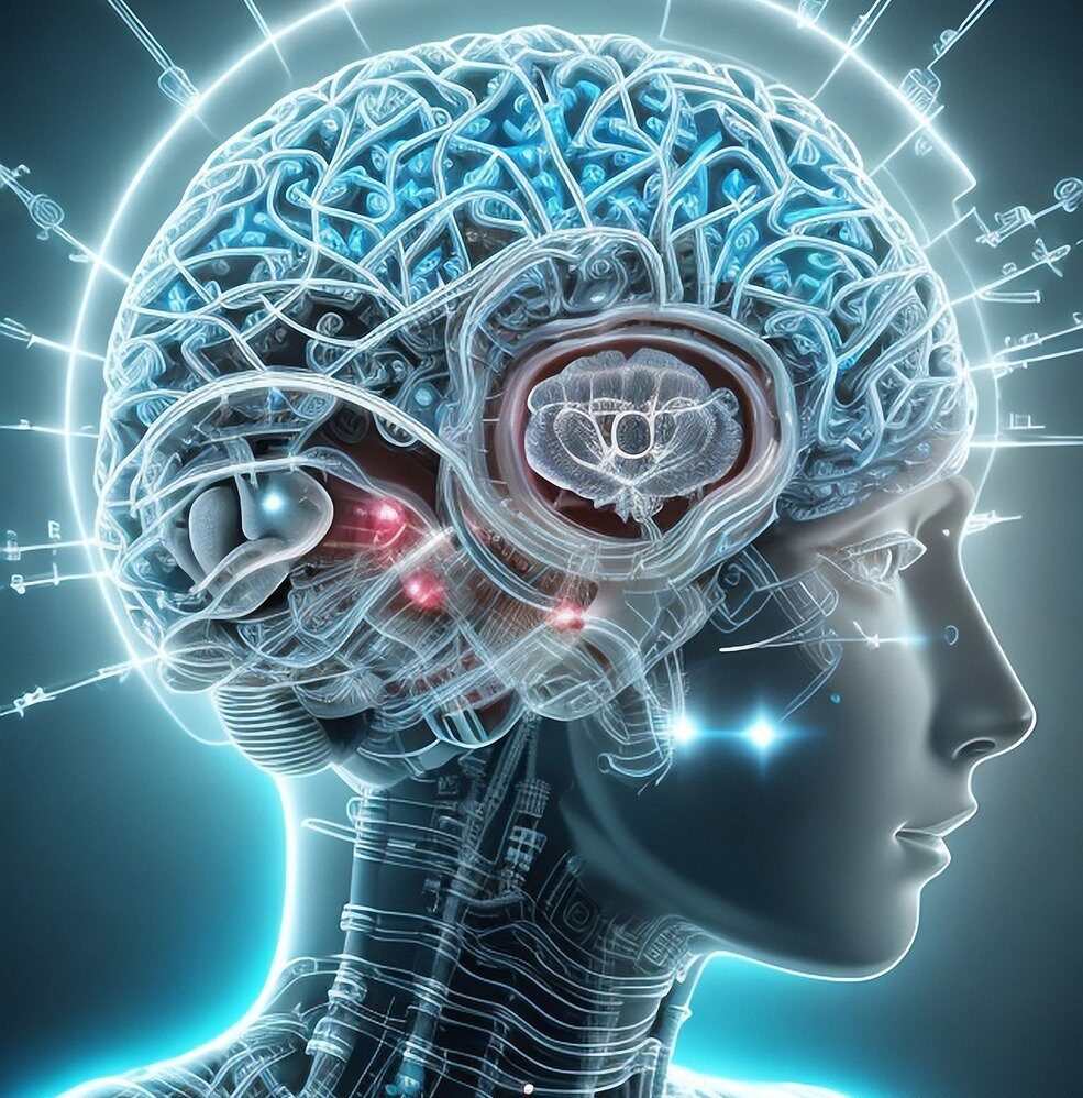 woman, artificial intelligence, fantasy